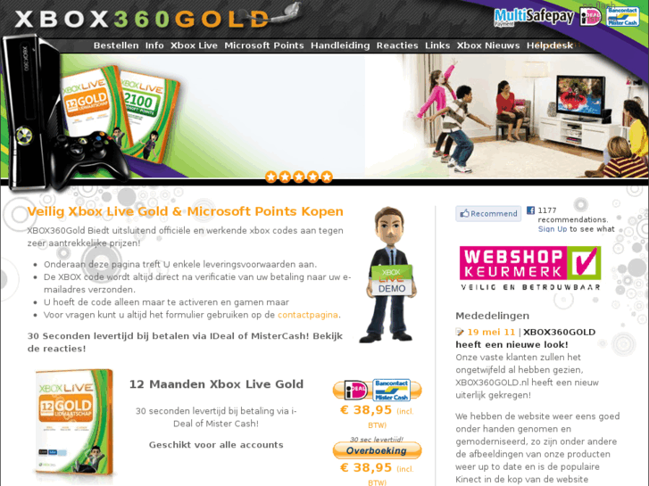 www.xbox360goldcodes.nl