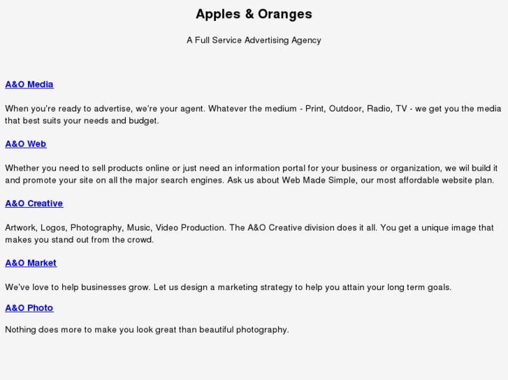 www.apples-oranges.net