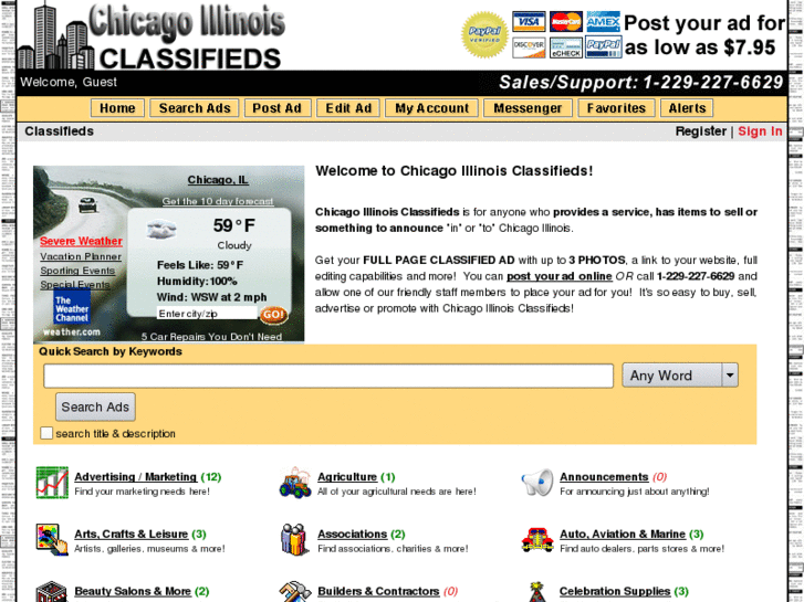 www.chicagoilclassifieds.com