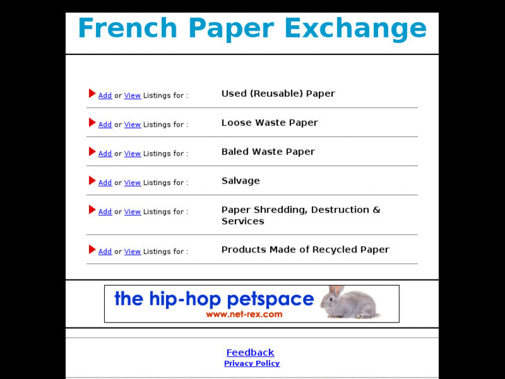 www.echangedepapier.com