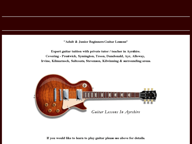 www.guitarlessonsinayrshire.co.uk