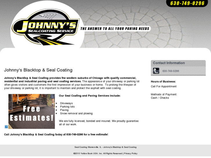 www.johnnysblacktop.com