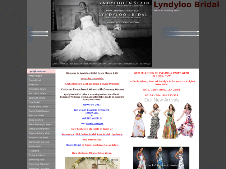 www.lyndyloobridal.com