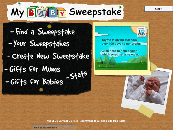 www.mybabysweepstake.com