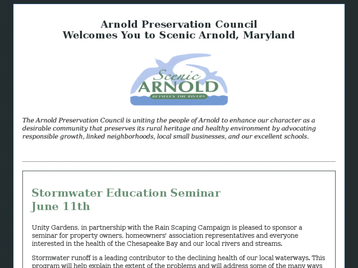 www.preservearnold.org