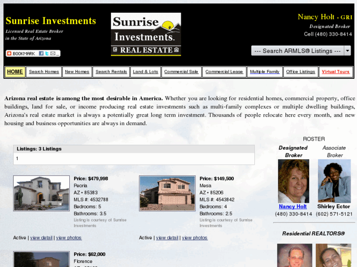 www.sunriseinvestmentsarizona.com