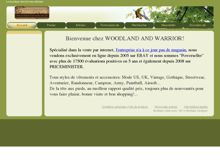 www.woodland-and-warrior.com