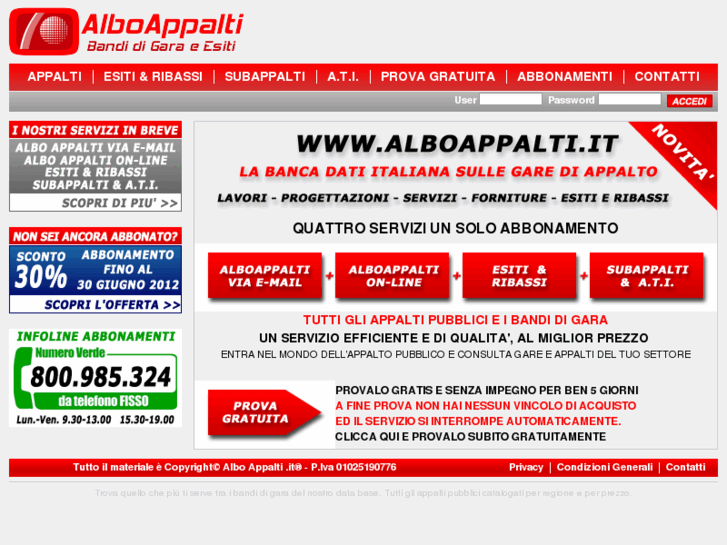 www.alboappalti.it