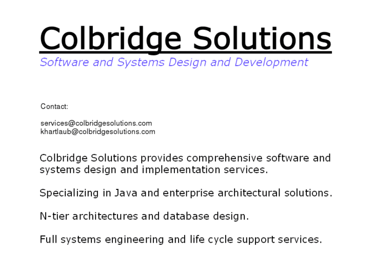 www.colbridgesolutions.com