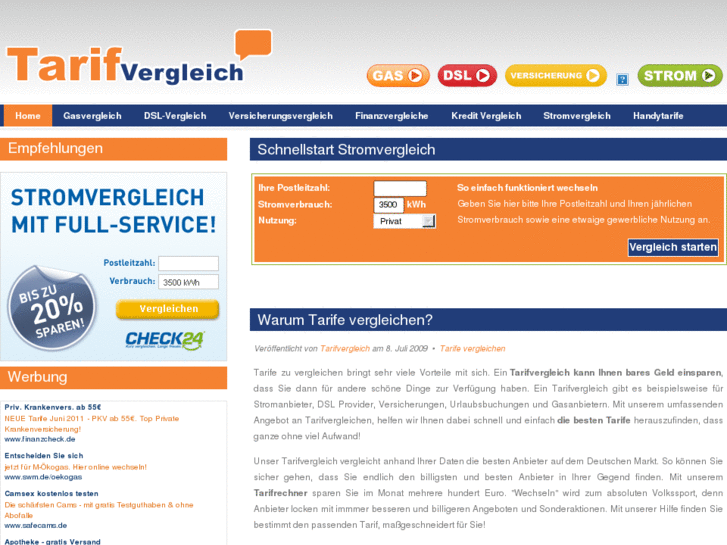 www.tarifvergleichen.net