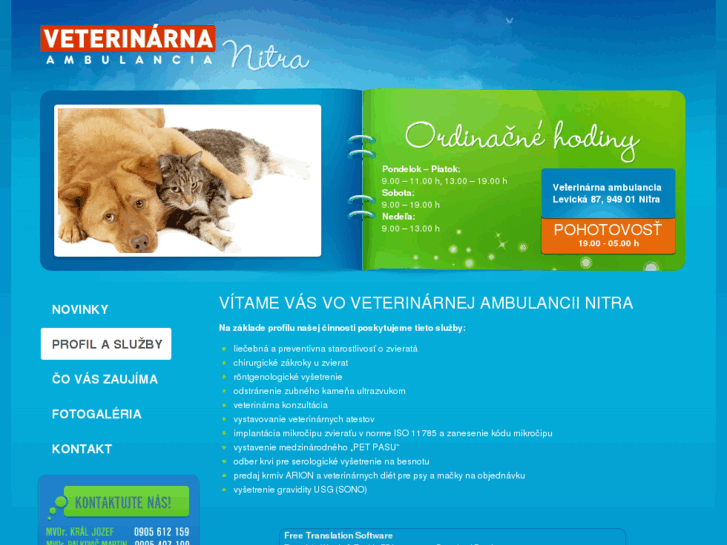 www.veterinarnaambulancia.sk