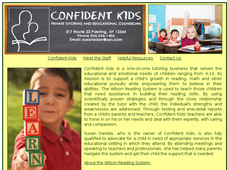 www.confidentkidstutoring.com