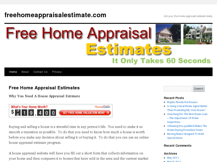 www.freehomeappraisalestimate.com