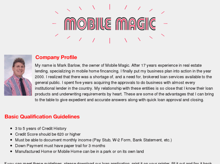 www.mobilemagicloans.com