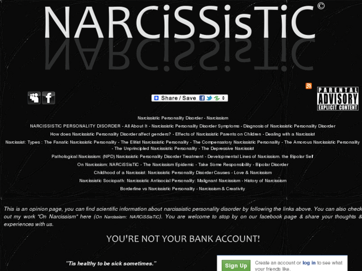 www.narcissisticpersonalitydisordernarcissism.com