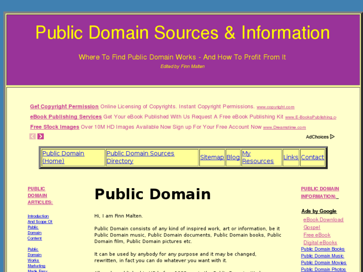 www.public-domain-sources.com