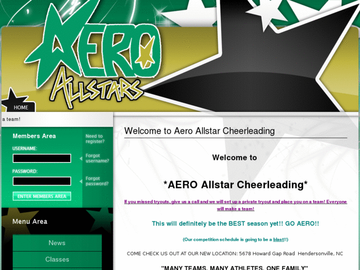 www.aeroallstarcheerleading.com