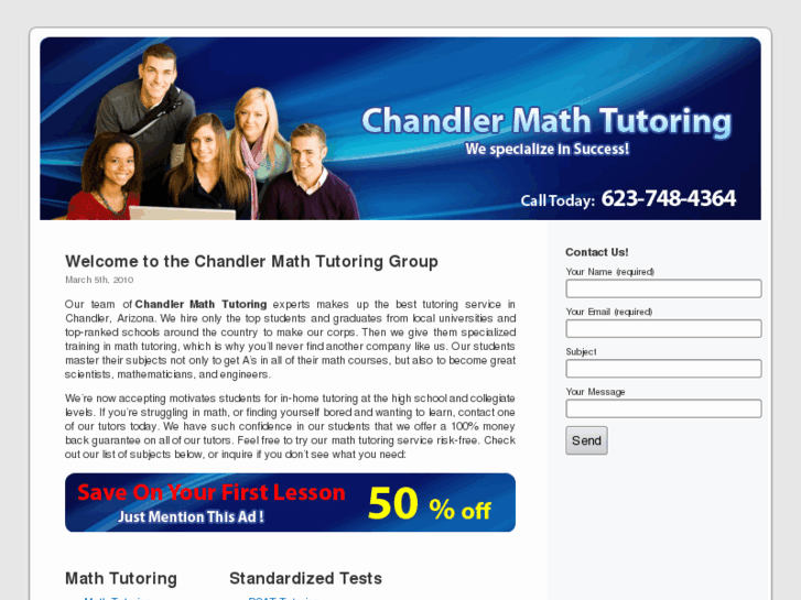 www.chandlermathtutoring.com