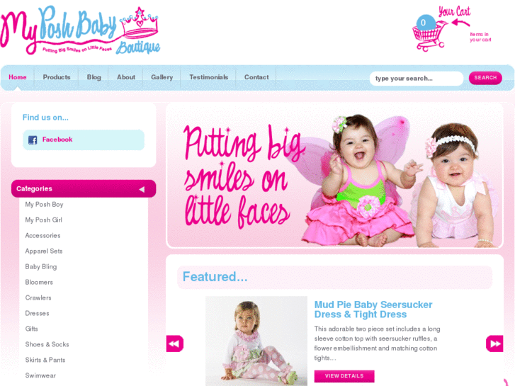 www.myposhbabyboutique.com