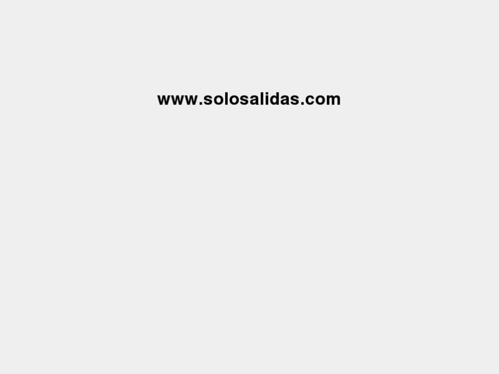 www.solosalidas.com