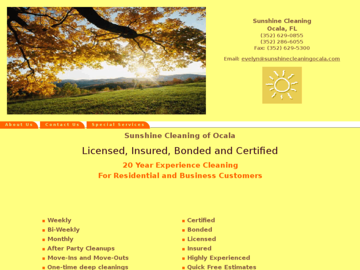 www.sunshinecleaningocala.com