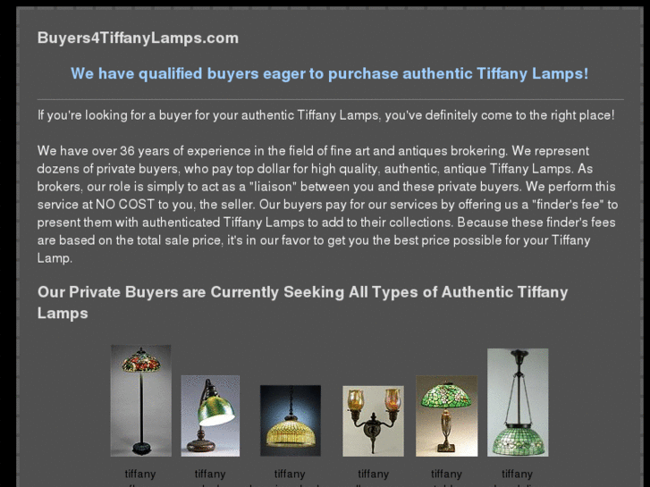 www.buyers4tiffanylamps.com