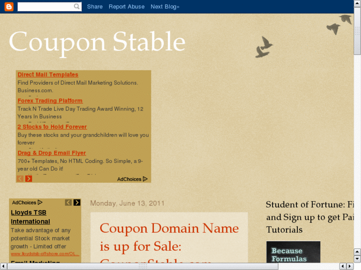 www.couponstable.com