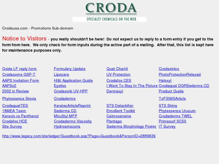 www.crodausapromotions.com