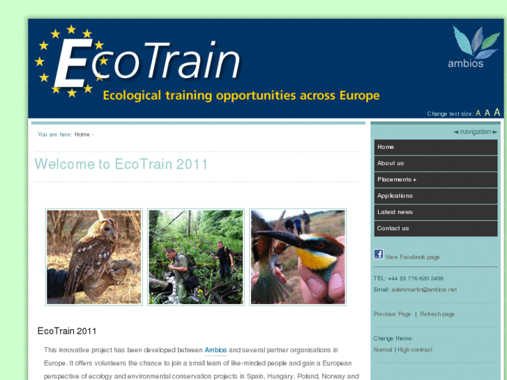 www.ecotrain.org