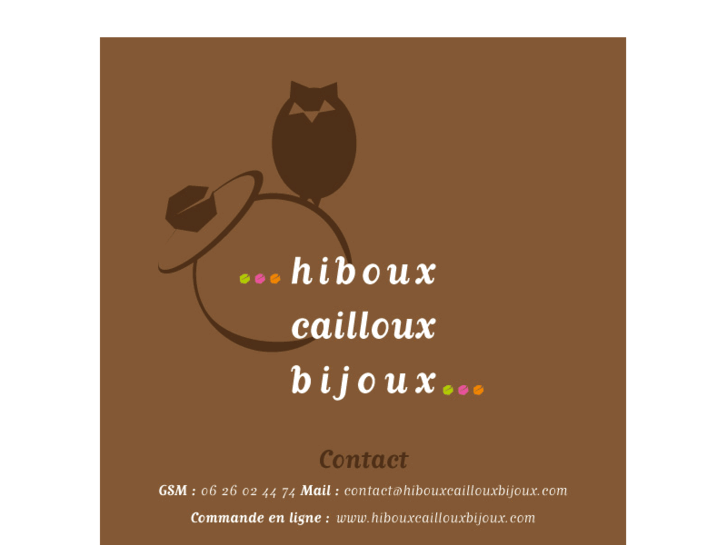 www.hibouxcaillouxbijoux.com