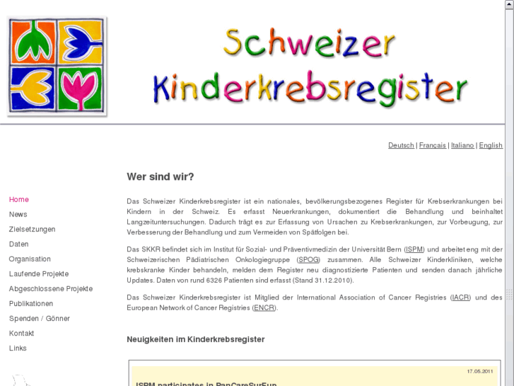 www.kinderkrebsregister.ch