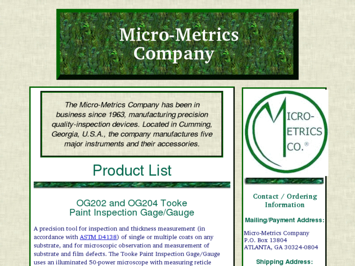 www.micro-metrics.com