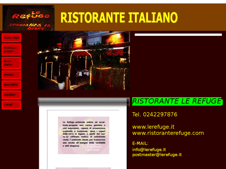 www.ristoranterefuge.com