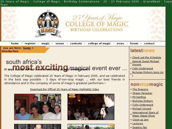 www.25yearsofmagic.com