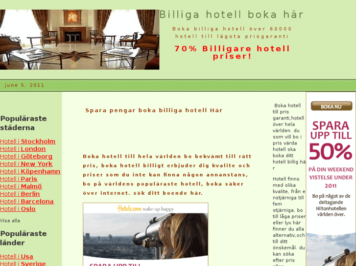 www.boka-hotell-billigt.se