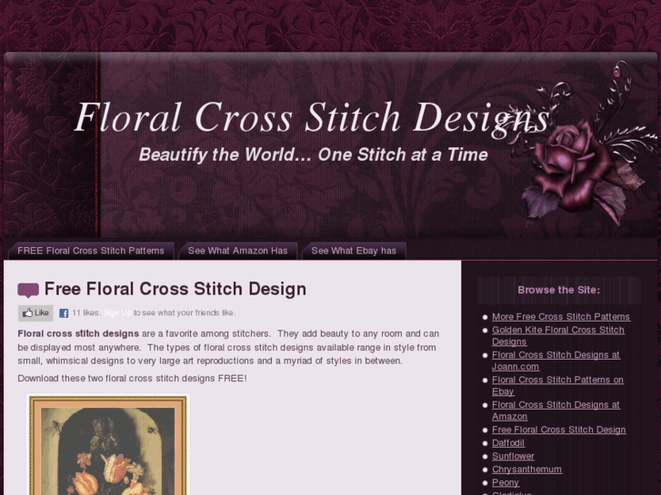 www.floralcrossstitchdesigns.com