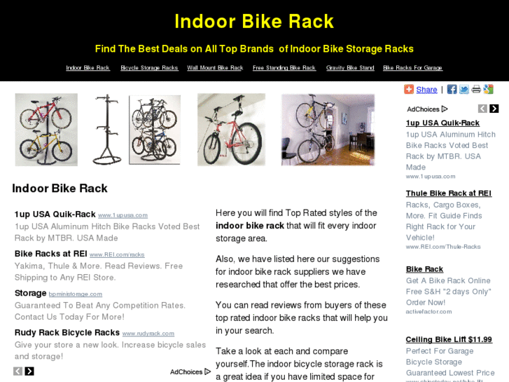 www.indoorbikerack.net