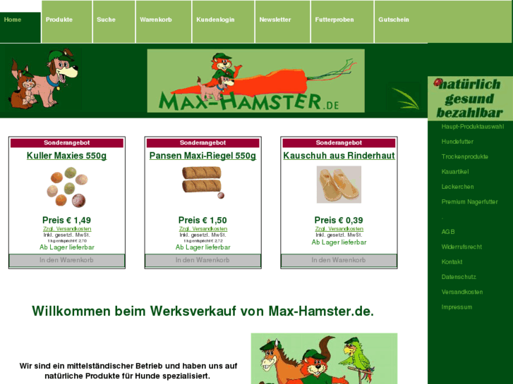 www.max-hamster-werksverkauf.de