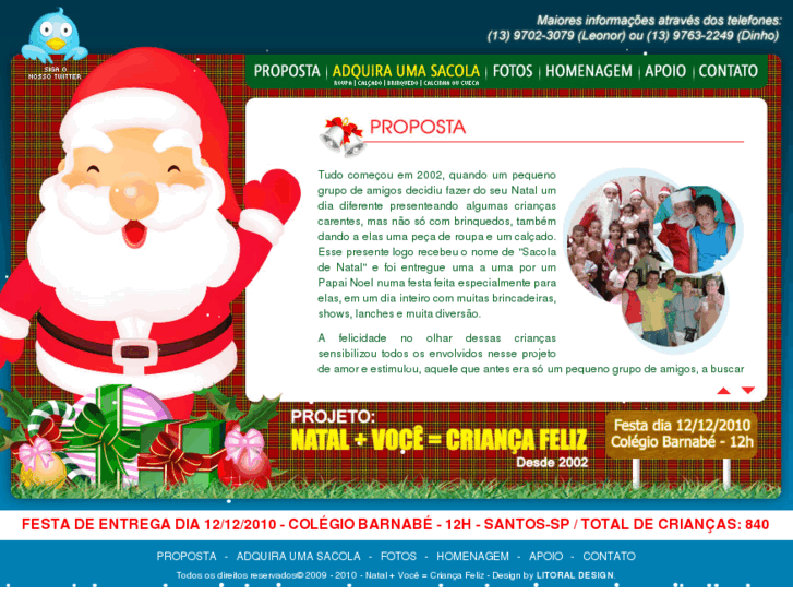 www.natalmaisvoceigualcriancafeliz.com