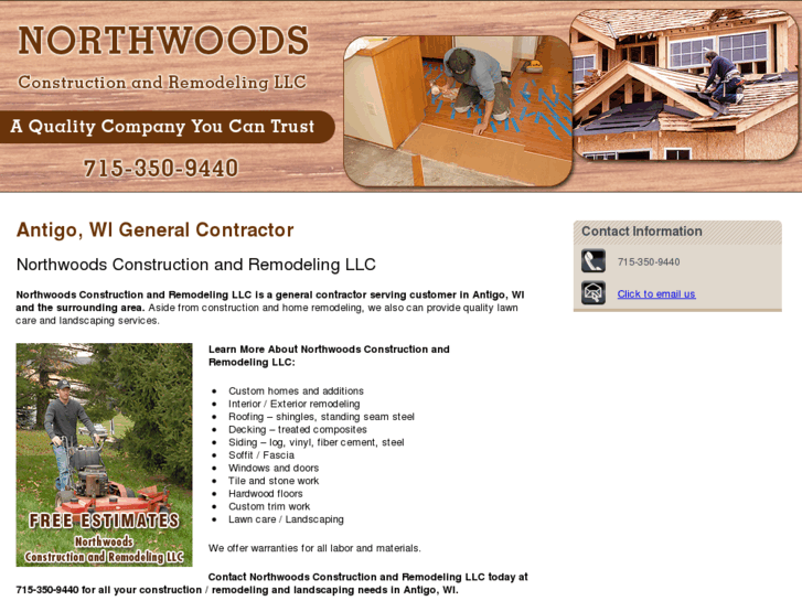 www.northwoodsbuildingandremodeling.com