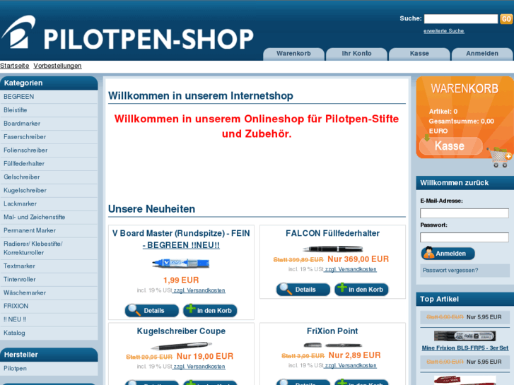 www.pilotpen-shop.de