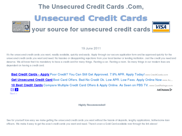 www.the-unsecured-credit-cards.com