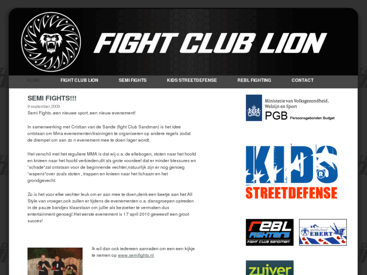 www.fightclublion.nl