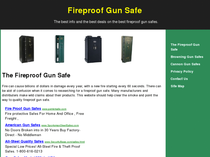 www.fireproofgunsafe.net