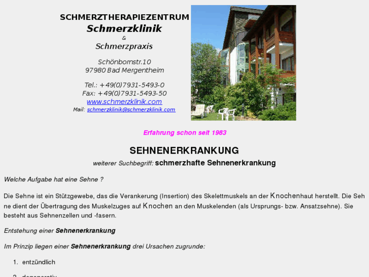 www.sehnenerkrankung.de