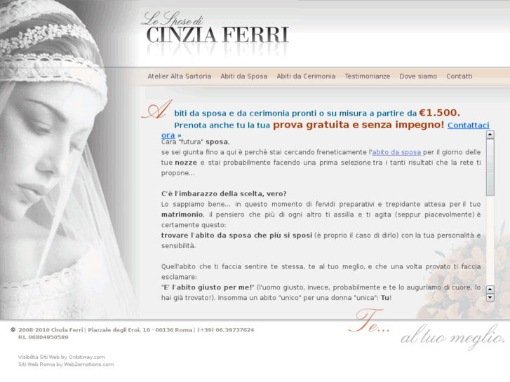 www.cinziaferrispose.it