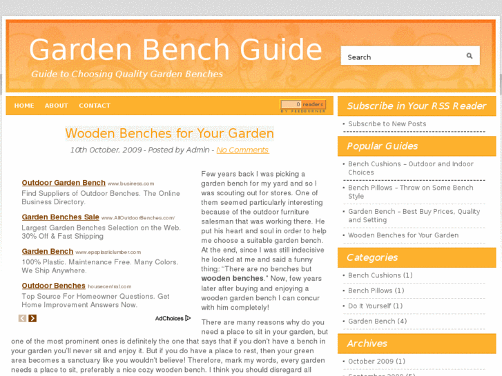 www.gardenbenchguide.com