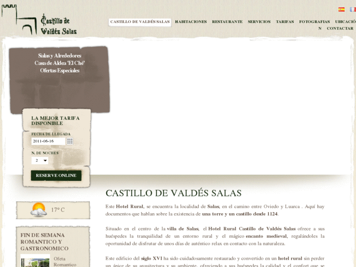 www.hotelcastillovaldesalas.com