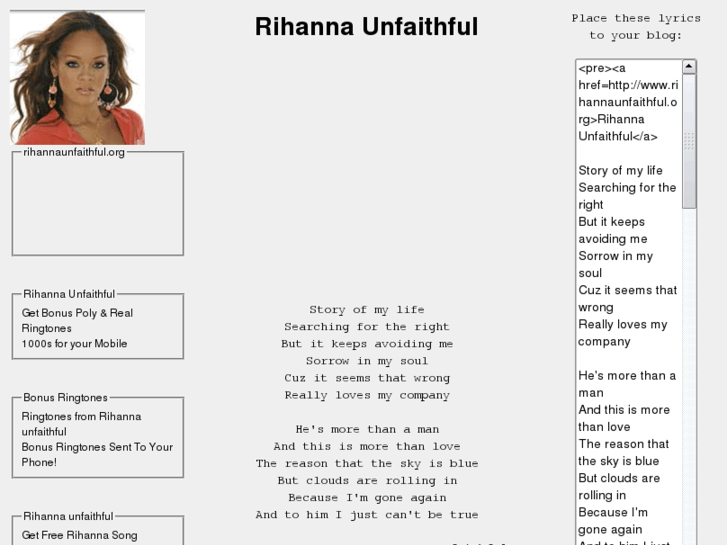 www.rihannaunfaithful.org