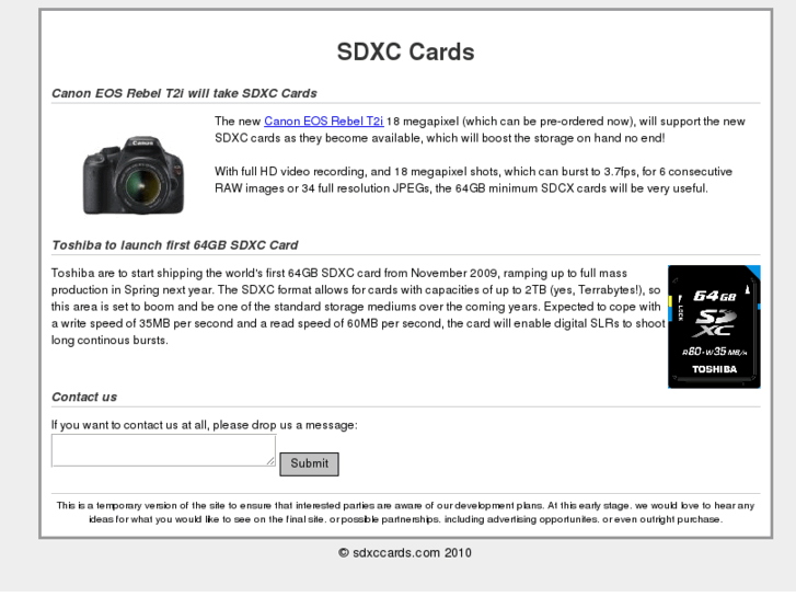 www.sdxccards.com